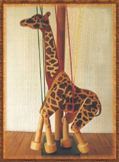 Finished Giraffe Marionette