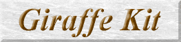 Giraffe Marionette Kits